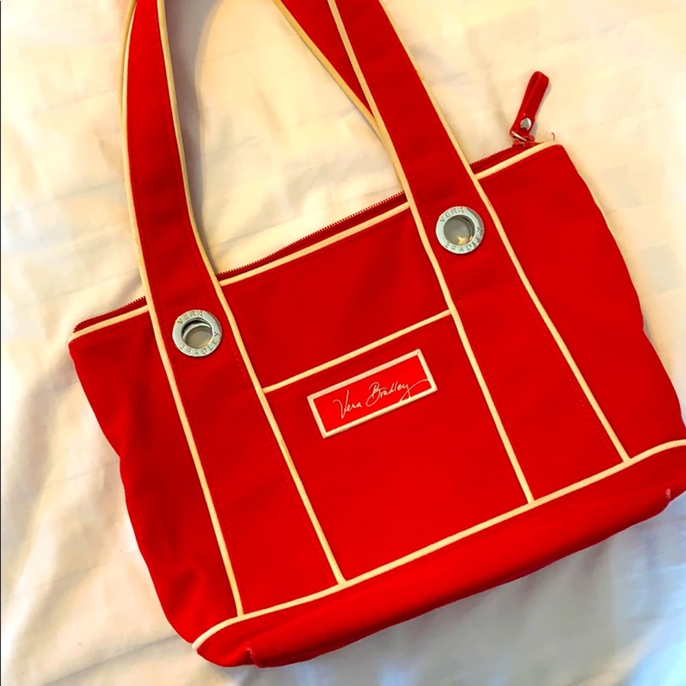Vera Bradley gently used purse Red cloth material